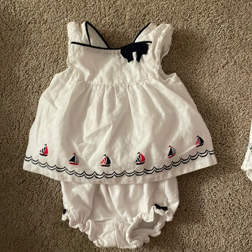 Janie and Jack Sailboat Outfit 0 to 3 months